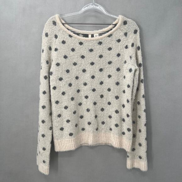 B6 Anthropologie Moth Wool Blend Sweater Womens Large Normcore - Picture 3 of 8